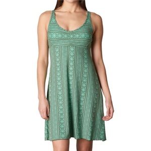 PrAna Rebecca Dress in Green Lace